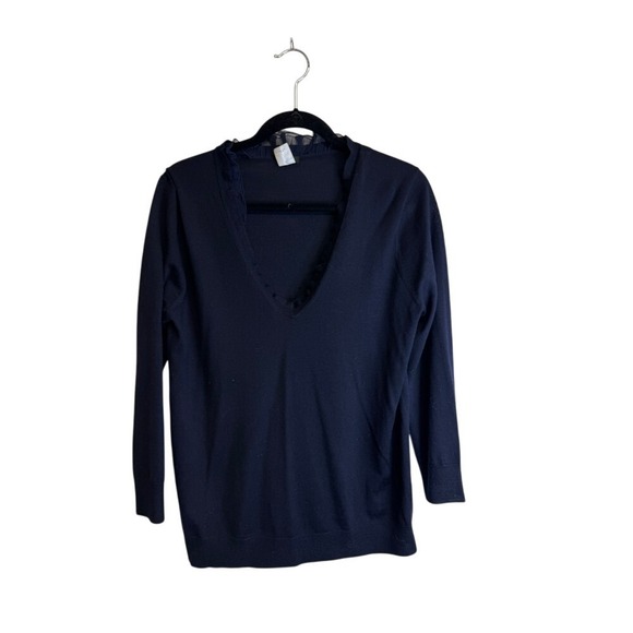 J.Crew Navy‎ Wool Sweater XL - Picture 1 of 5